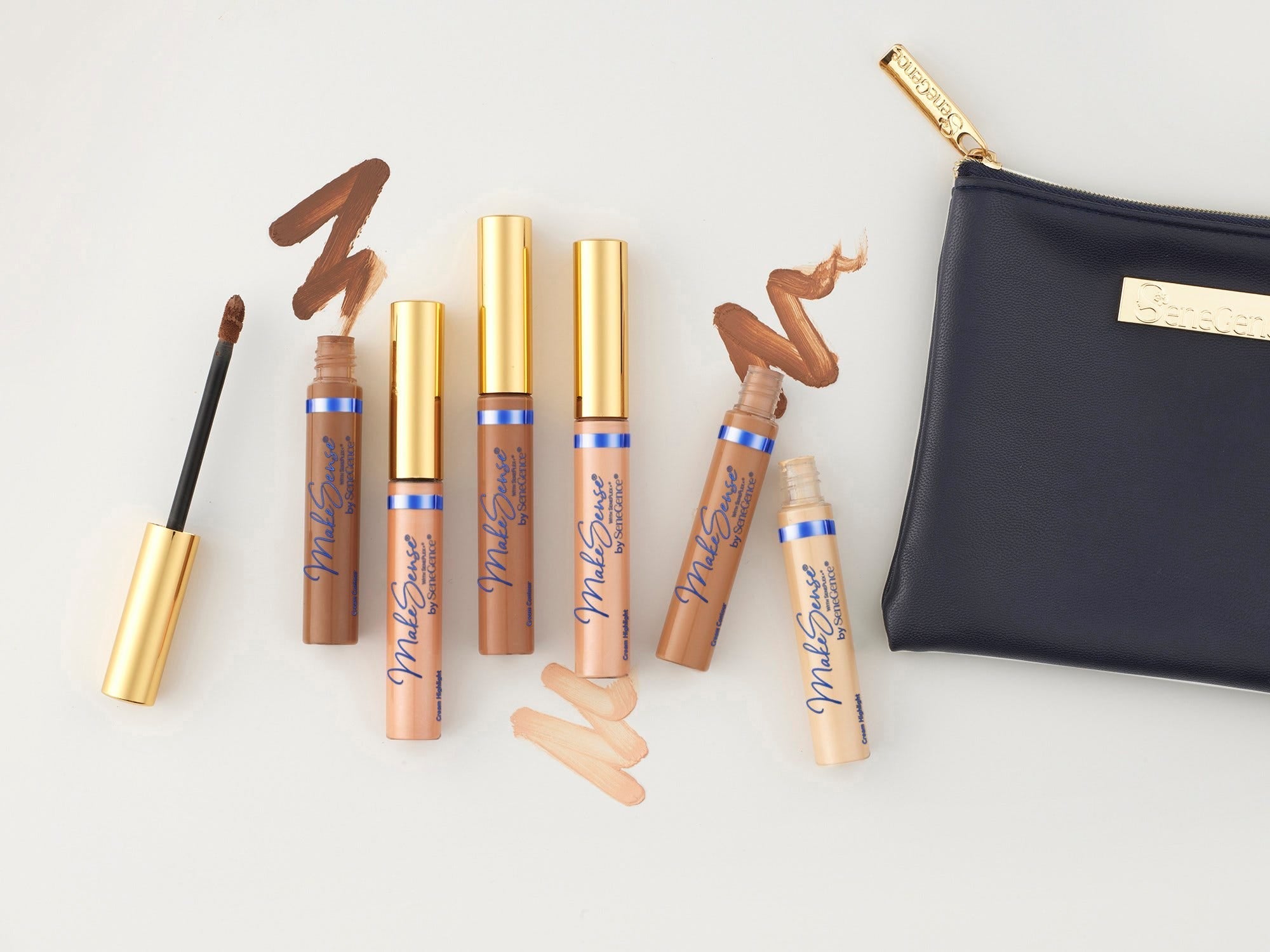 MakeSense® Cream Contour &amp; Highlight Duo - Deep